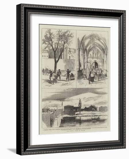 The Civil War in Spain-null-Framed Giclee Print