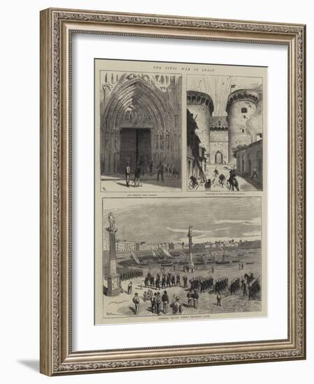 The Civil War in Spain-null-Framed Giclee Print