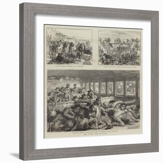 The Civil War in Spain-null-Framed Giclee Print