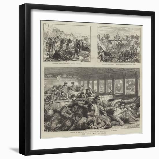 The Civil War in Spain-null-Framed Giclee Print