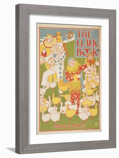 The Clack Book, American Literary Advertising Poster Ca 1890S-null-Framed Giclee Print