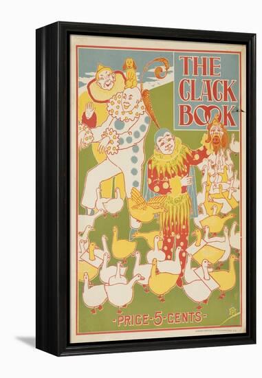The Clack Book, American Literary Advertising Poster Ca 1890S-null-Framed Premier Image Canvas