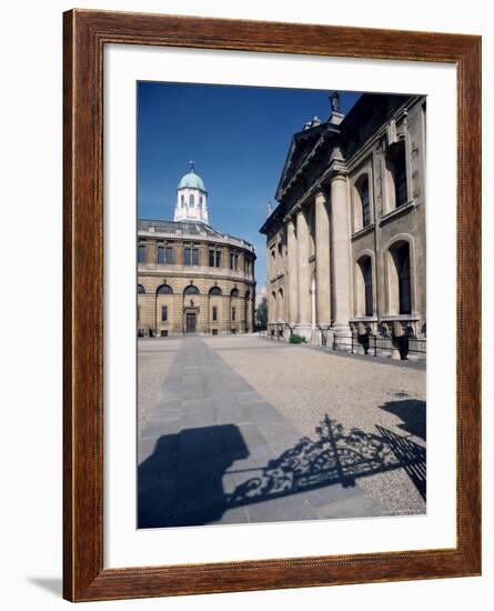 The Clarendon Building and Sheldonian Theatre, Oxford, Oxfordshire, England, UK, Europe-Ruth Tomlinson-Framed Photographic Print