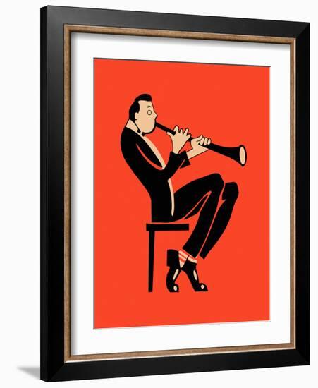 The Clarinet-Mark Rogan-Framed Art Print