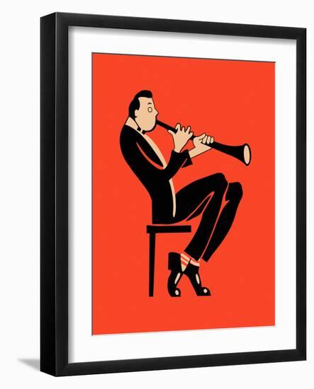 The Clarinet-Mark Rogan-Framed Art Print