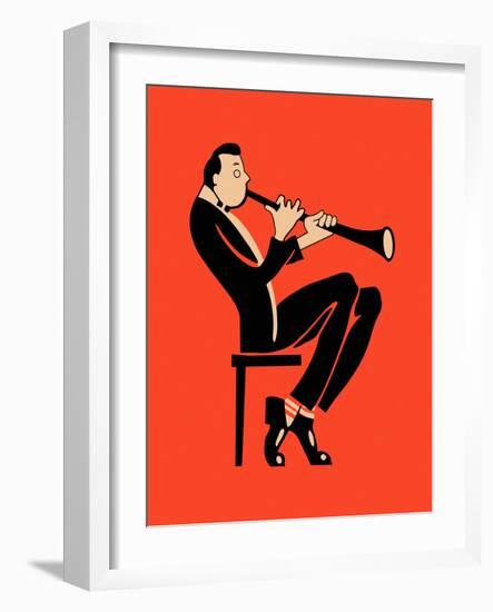 The Clarinet-Mark Rogan-Framed Art Print