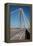 The Clark Bridge over the Mississippi River, also known as Cook Bridge, at Alton, Illinois-Joseph Sohm-Framed Premier Image Canvas