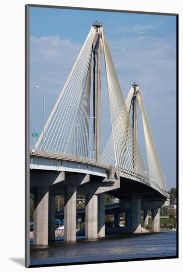 The Clark Bridge over the Mississippi River, also known as Cook Bridge, at Alton, Illinois-Joseph Sohm-Mounted Photographic Print