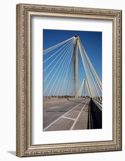 The Clark Bridge over the Mississippi River, also known as Cook Bridge, at Alton, Illinois-Joseph Sohm-Framed Photographic Print