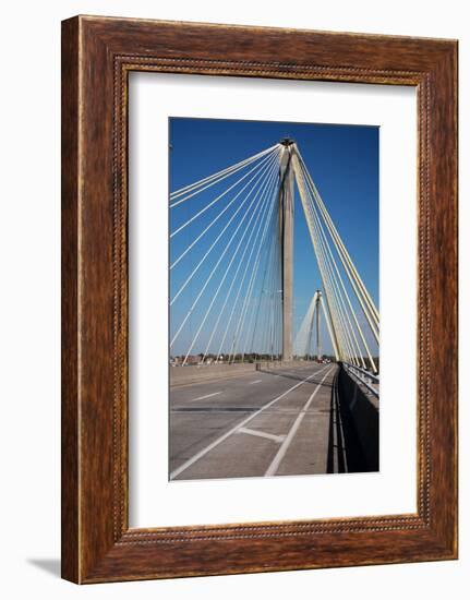 The Clark Bridge over the Mississippi River, also known as Cook Bridge, at Alton, Illinois-Joseph Sohm-Framed Photographic Print