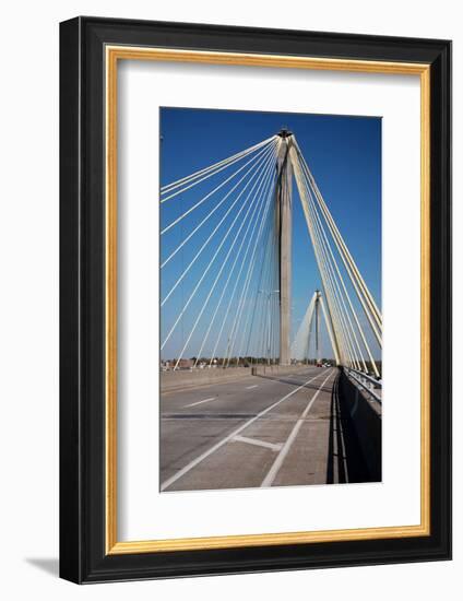 The Clark Bridge over the Mississippi River, also known as Cook Bridge, at Alton, Illinois-Joseph Sohm-Framed Photographic Print