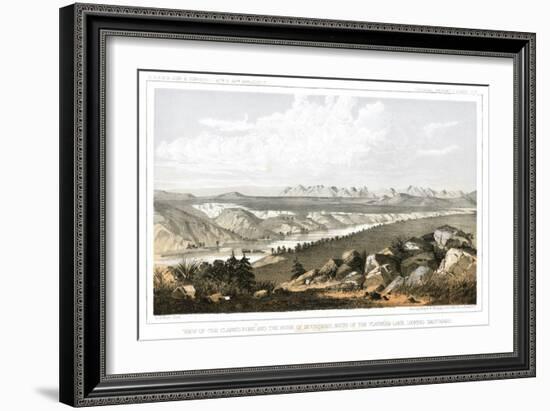 The Clark's Fork South of the Flathead Lake in Montana-Gustav Sohon-Framed Giclee Print