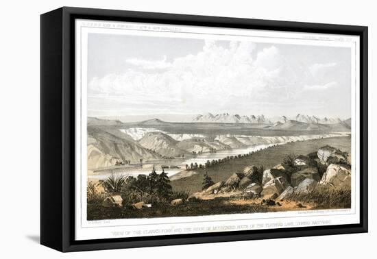 The Clark's Fork South of the Flathead Lake in Montana-Gustav Sohon-Framed Premier Image Canvas