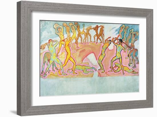 The Clash of the Titans, 1913-15-Koloman Moser-Framed Giclee Print