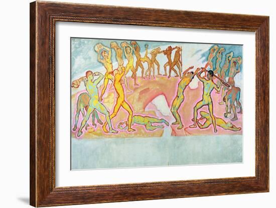 The Clash of the Titans, 1913-15-Koloman Moser-Framed Giclee Print