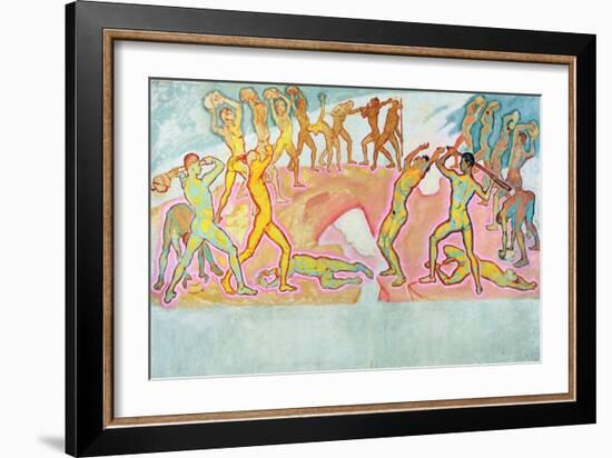 The Clash of the Titans, 1913-15-Koloman Moser-Framed Giclee Print