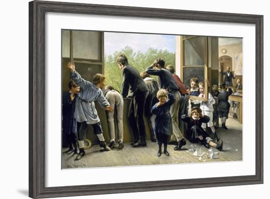 The Class Pranksters-Auguste Joseph Truphème-Framed Giclee Print