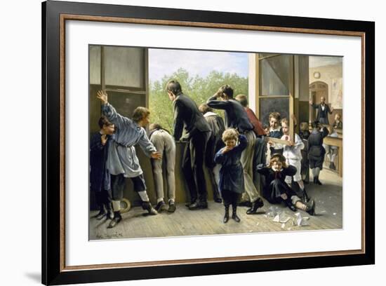 The Class Pranksters-Auguste Joseph Truphème-Framed Giclee Print