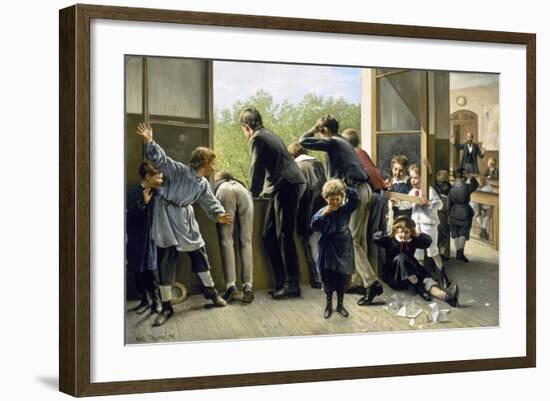 The Class Pranksters-Auguste Joseph Truphème-Framed Giclee Print