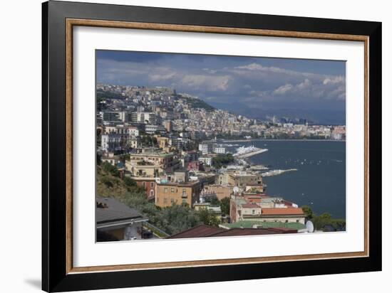 The Classic View over the City of Naples, Naples, Campania, Italy, Europe-Natalie Tepper-Framed Photo