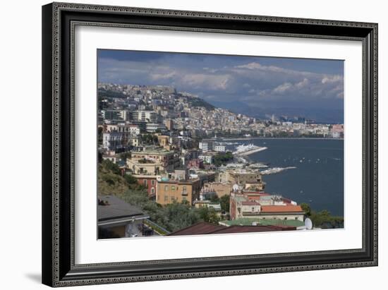 The Classic View over the City of Naples, Naples, Campania, Italy, Europe-Natalie Tepper-Framed Photo