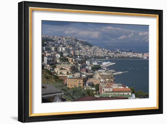 The Classic View over the City of Naples, Naples, Campania, Italy, Europe-Natalie Tepper-Framed Photo