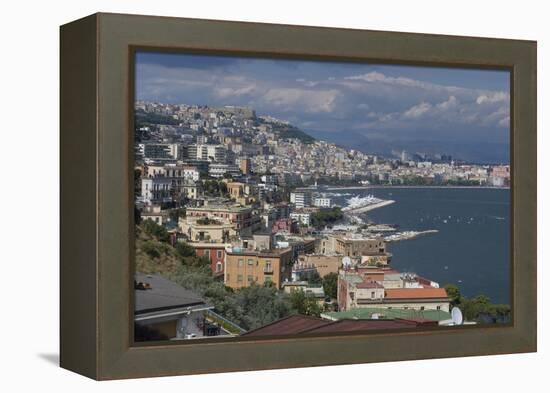 The Classic View over the City of Naples, Naples, Campania, Italy, Europe-Natalie Tepper-Framed Stretched Canvas