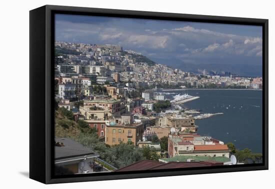 The Classic View over the City of Naples, Naples, Campania, Italy, Europe-Natalie Tepper-Framed Stretched Canvas