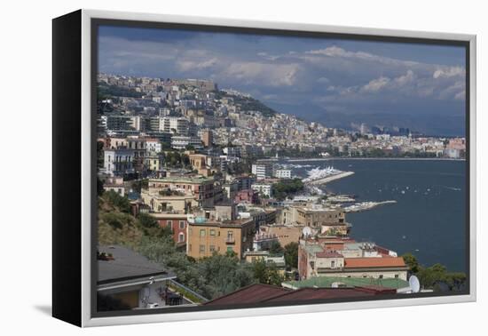 The Classic View over the City of Naples, Naples, Campania, Italy, Europe-Natalie Tepper-Framed Stretched Canvas