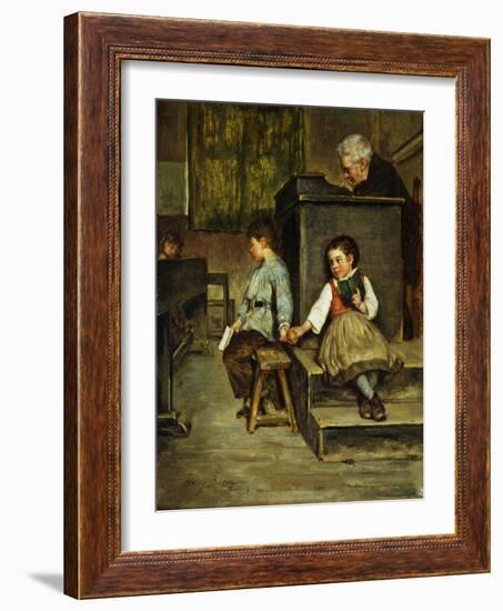 The Classroom-Henry Bacon-Framed Giclee Print