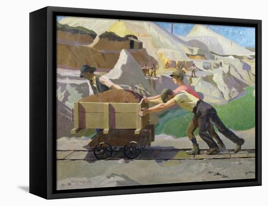 The Clay Pit, 1923-Harold Harvey-Framed Premier Image Canvas