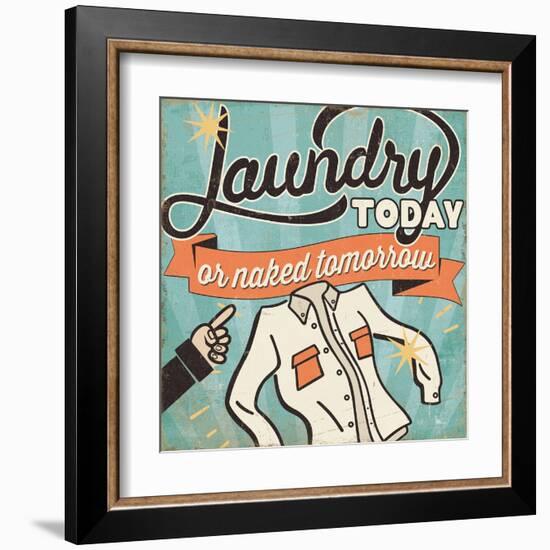 The Cleaners I-Pela Design-Framed Art Print