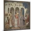 The Cleansing of the Temple, c.1305-Giotto di Bondone-Mounted Giclee Print