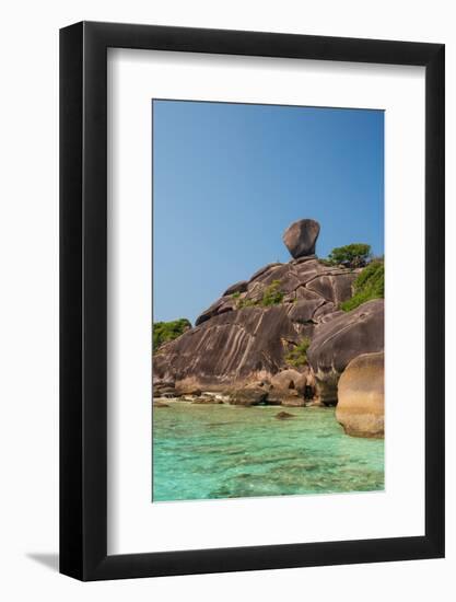 The clear water and rocks of Ko Miang island. Phang Nga, Thailand-Sergio Pitamitz-Framed Photographic Print