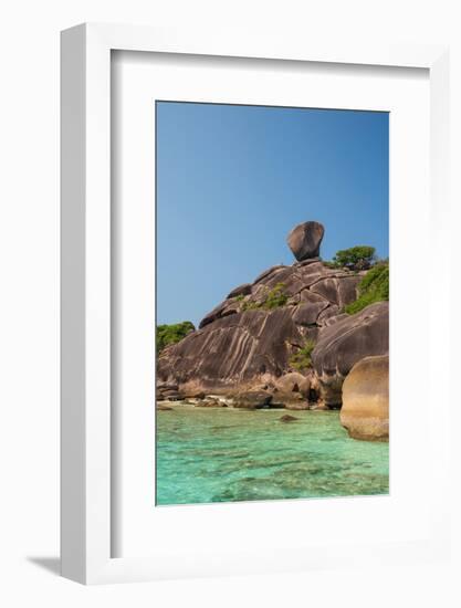 The clear water and rocks of Ko Miang island. Phang Nga, Thailand-Sergio Pitamitz-Framed Photographic Print