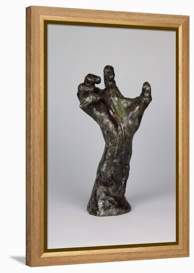 The Clenched Hand, C.1885 (Bronze)-Auguste Rodin-Framed Premier Image Canvas