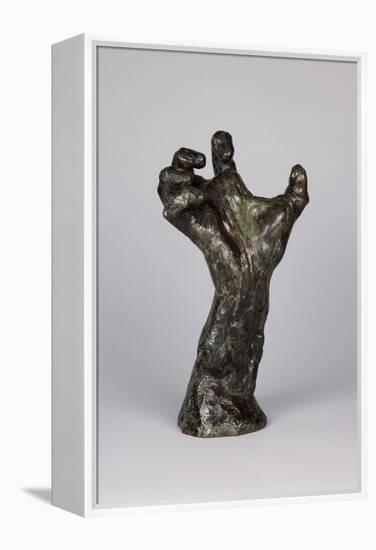 The Clenched Hand, C.1885 (Bronze)-Auguste Rodin-Framed Premier Image Canvas