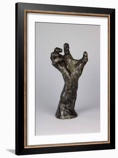 The Clenched Hand, C.1885 (Bronze)-Auguste Rodin-Framed Giclee Print