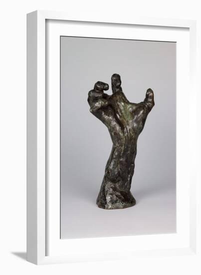 The Clenched Hand, C.1885 (Bronze)-Auguste Rodin-Framed Giclee Print