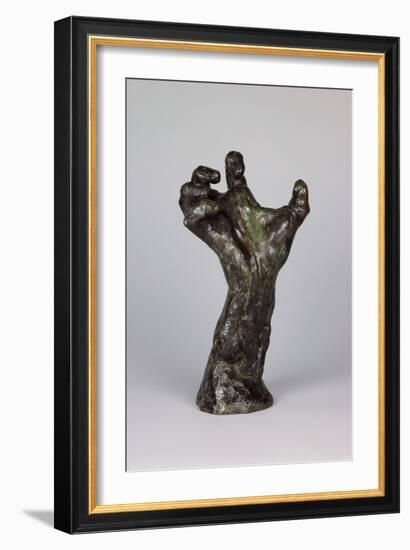 The Clenched Hand, C.1885 (Bronze)-Auguste Rodin-Framed Giclee Print