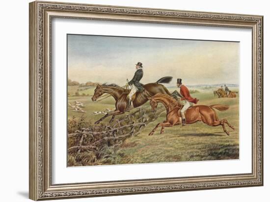 'The Cleric Shows The Way', c1800, (1922)-Henry Thomas Alken-Framed Giclee Print