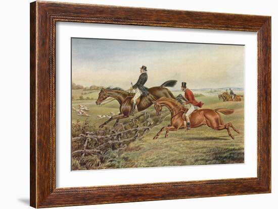 'The Cleric Shows The Way', c1800, (1922)-Henry Thomas Alken-Framed Giclee Print