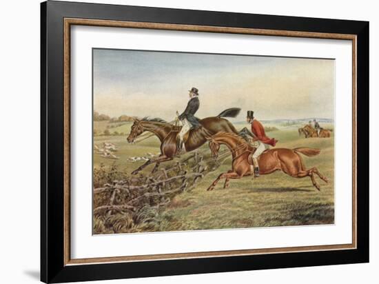 'The Cleric Shows The Way', c1800, (1922)-Henry Thomas Alken-Framed Giclee Print