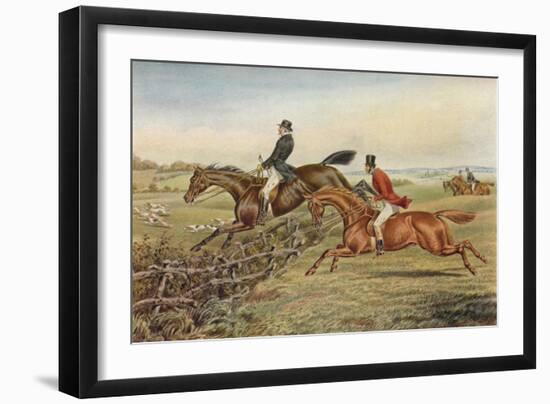 'The Cleric Shows The Way', c1800, (1922)-Henry Thomas Alken-Framed Giclee Print