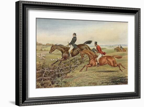 'The Cleric Shows The Way', c1800, (1922)-Henry Thomas Alken-Framed Giclee Print