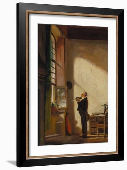 The Clerk, about 1850-Carl Spitzweg-Framed Giclee Print