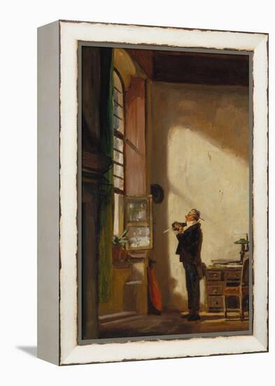 The Clerk, about 1850-Carl Spitzweg-Framed Premier Image Canvas