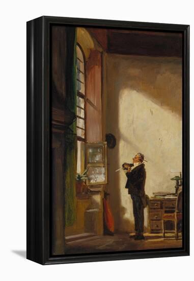 The Clerk, about 1850-Carl Spitzweg-Framed Premier Image Canvas