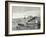 The 'Clermont' Robert Fulton's First Steamboat Sailing on the Hudson River in New York at Albany-Robert Fulton-Framed Giclee Print