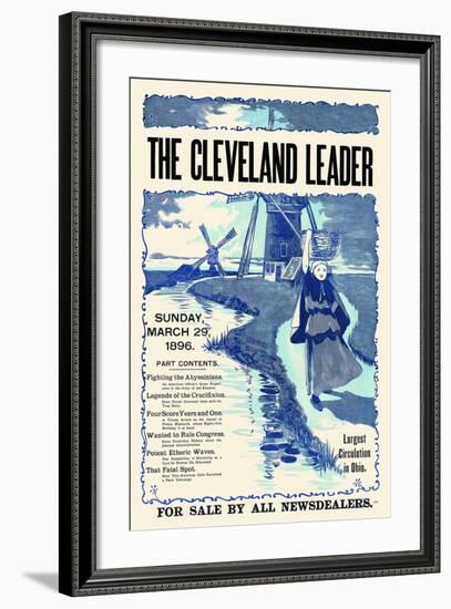 The Cleveland Leader, Sunday March 29, 1896-null-Framed Art Print